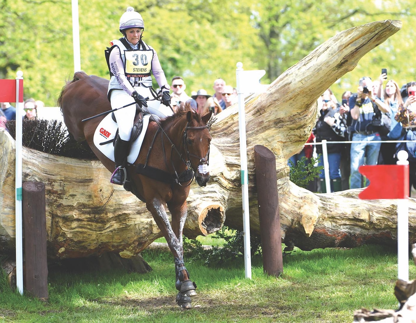 Jalapeno retired: the mare on the way to sixth at Badminton 2023.