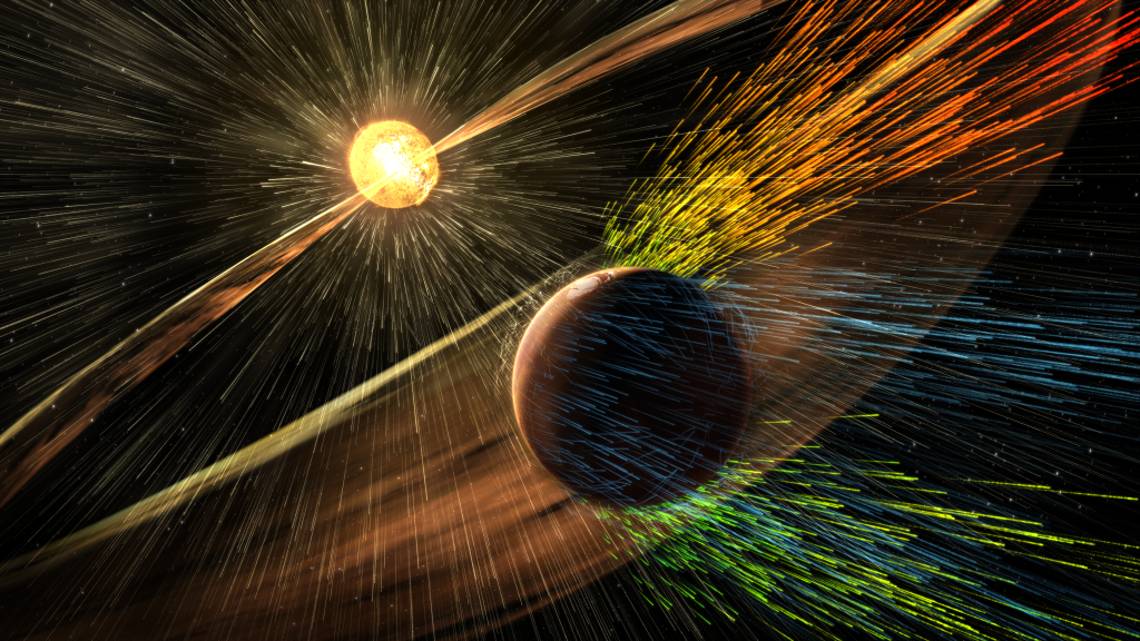 Mars’ atmosphere swelled like a balloon when solar wind stopped blowing. Scientists are thrilled Space