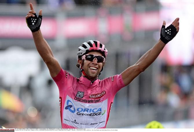 A very happy Michael Matthews (Orica GreenEdge)