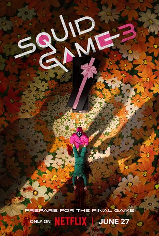 A poster for Squid Game season 3