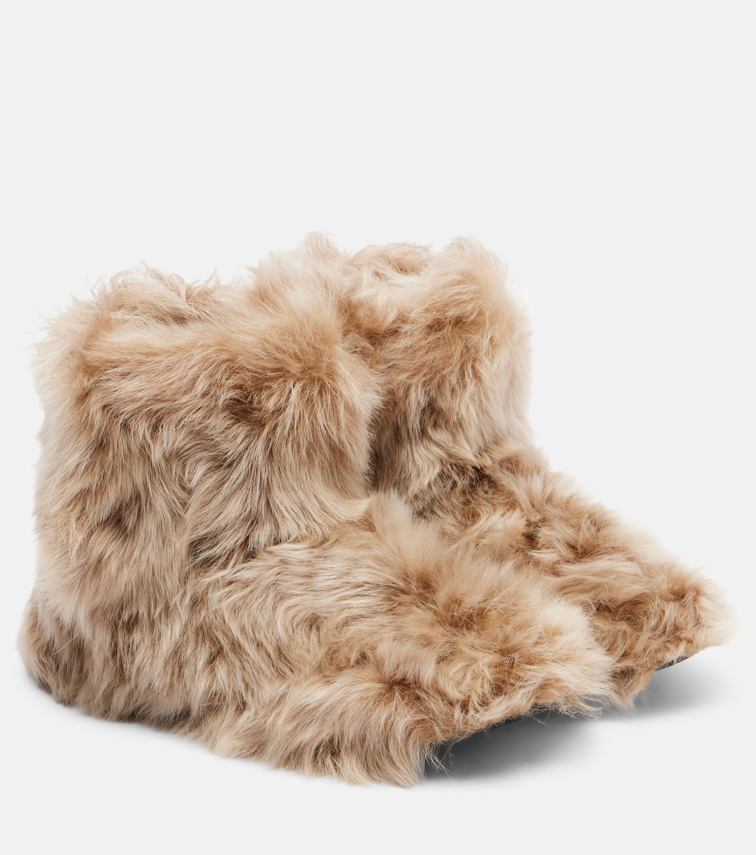Big Shearling Ankle Boots