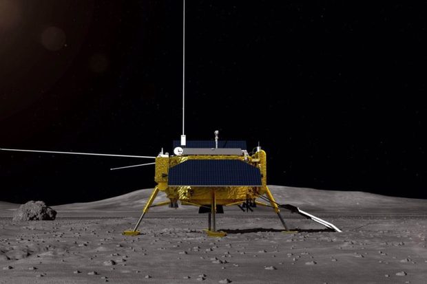 China&#039;s Chang&#039;e 4 Lander on the Moon