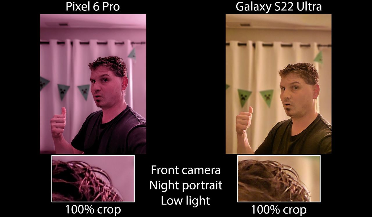 Galaxy S22 Ultra Vs Pixel 6 Pro Front Portrait