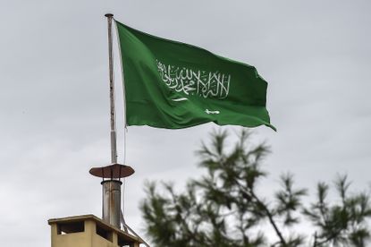 The Saudi Arabian flag