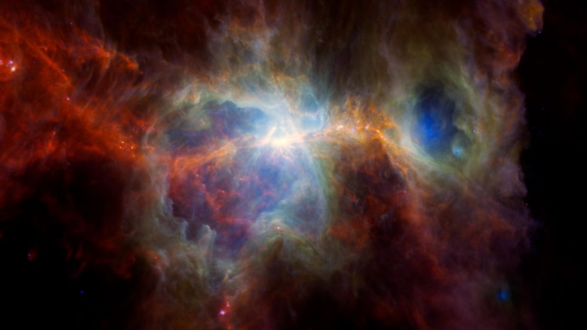 Orion Nebula image tells a dramatic tale of stellar death and rebirth