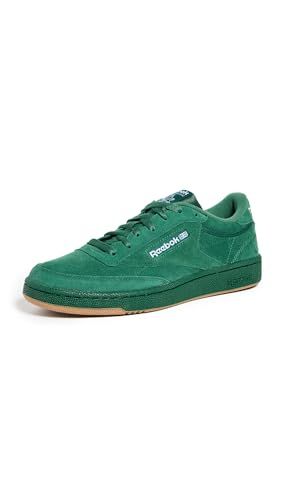 Reebok Unisex Club C 85 Sneaker, Dark Green/footwear White Lee 3, 12 Us Men