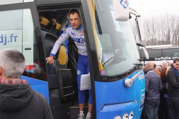 Fr&eacute;d&eacute;ric Guesdon (FDJ) has a lot of experience on the cobbles.