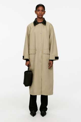 Maxi Linen-Cotton Coat