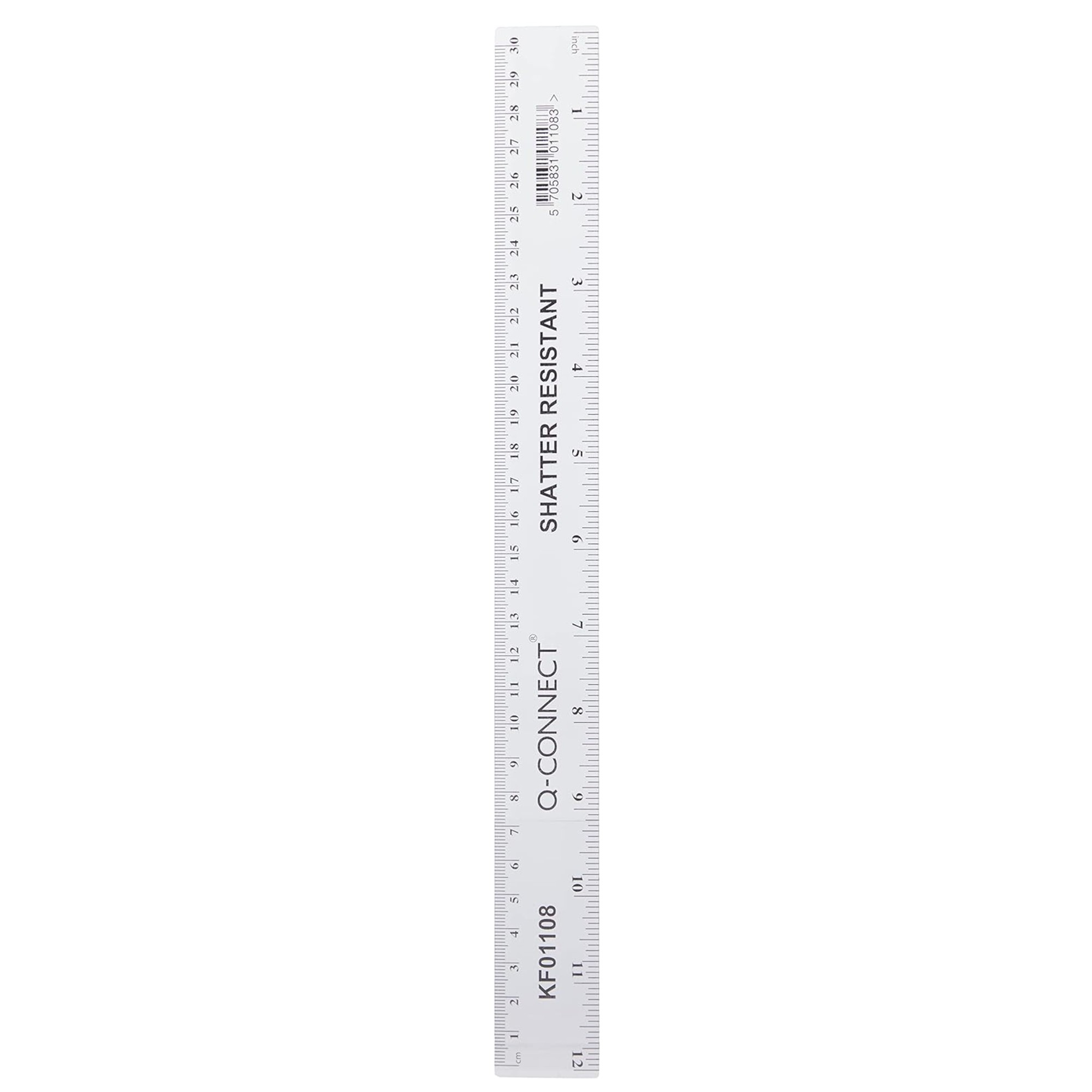 Q-Connect Ruler Shatterproof
