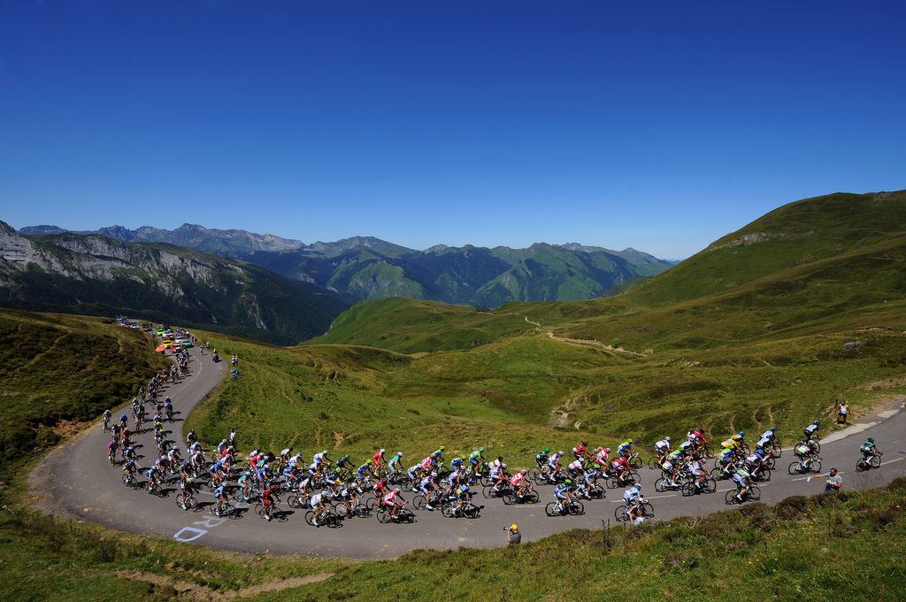 The Col d'Aubisque is one of the legendary Pyrenean climbs