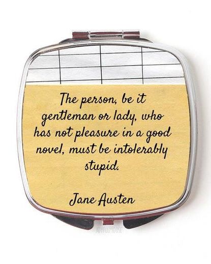 Joyful Moose Jane Austen Compact Mirror