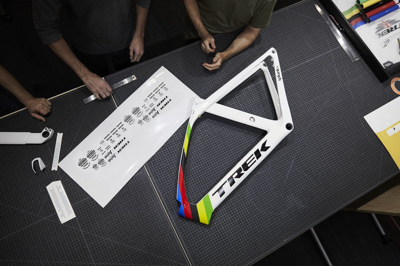 Mads Pedersen's World Champion Trek Madone
