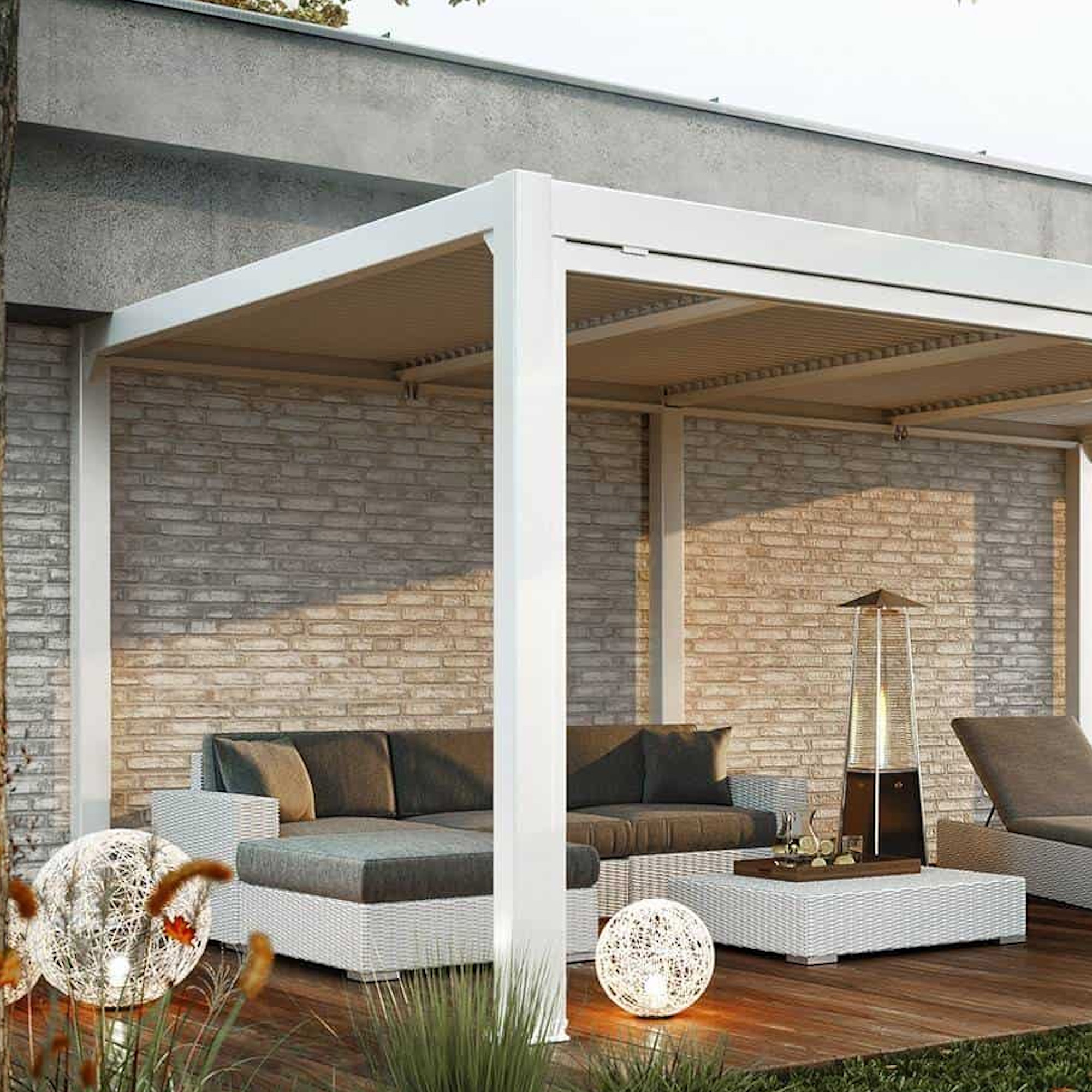 pergola attached to house with deck patio
