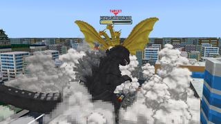 Minecraft Godzilla King Ghidorah