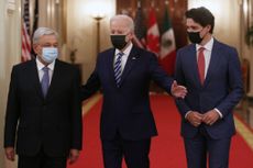 Andres Manuel Lopez Obrador, Joe Biden, Justin Trudeau