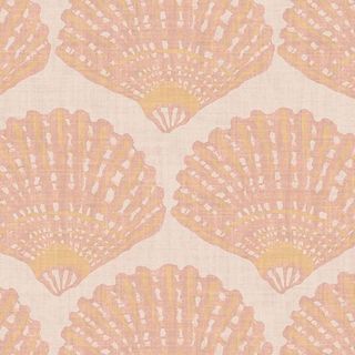 A close up of shell wallpaper by Lucie Annabel