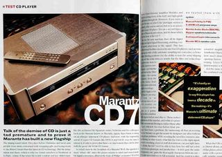Best 25 CD players of What Hi-Fi?'s lifetime: Marantz CD-7
