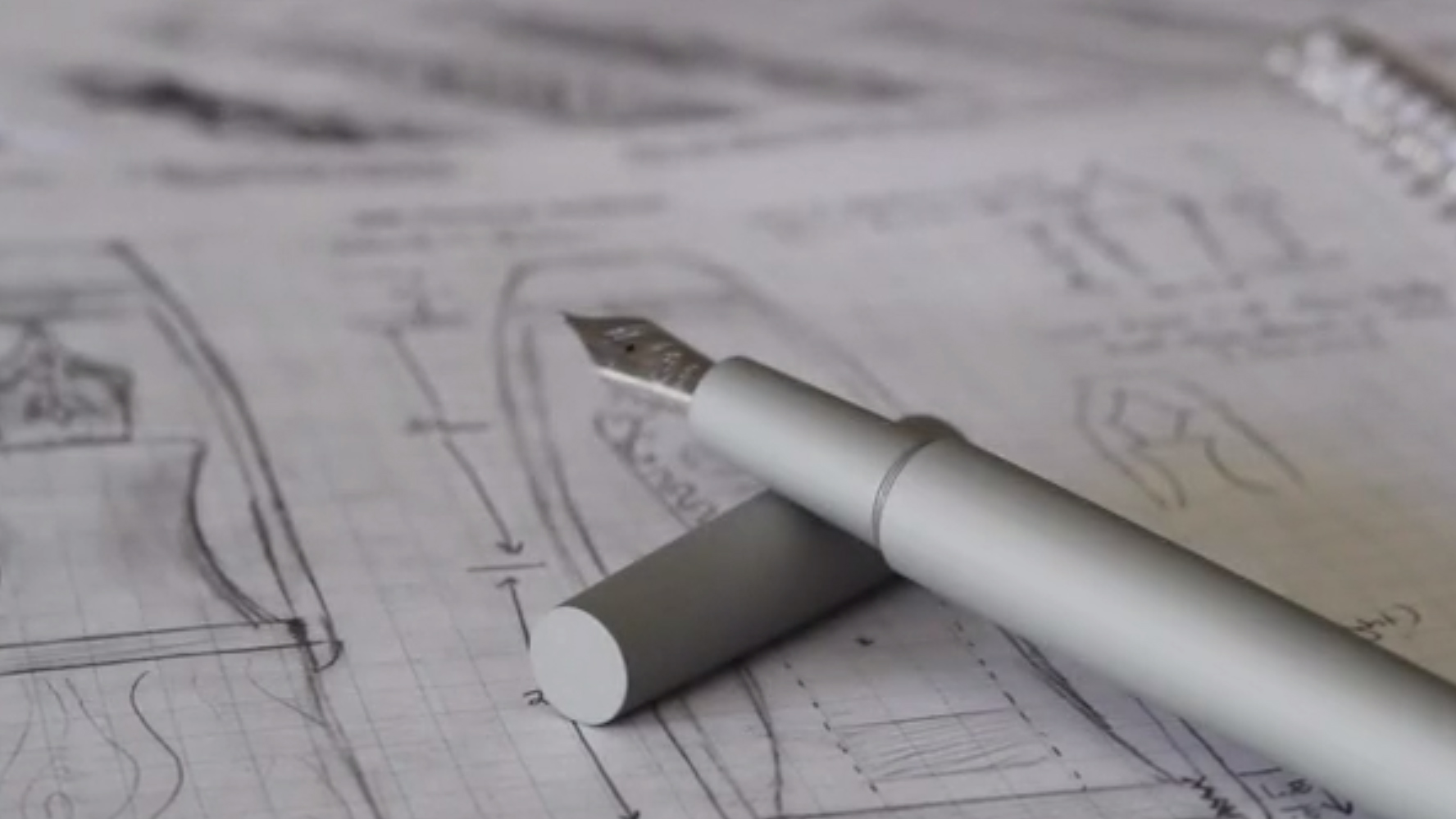 Minimalism is the soul of this Trilogy fountain pen