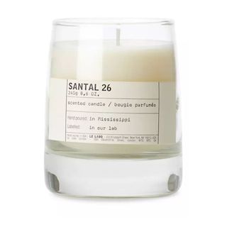 A 100 percent soy wax candle 