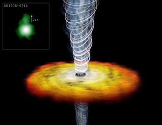 Twisted Physics: How Black Holes Spout Off