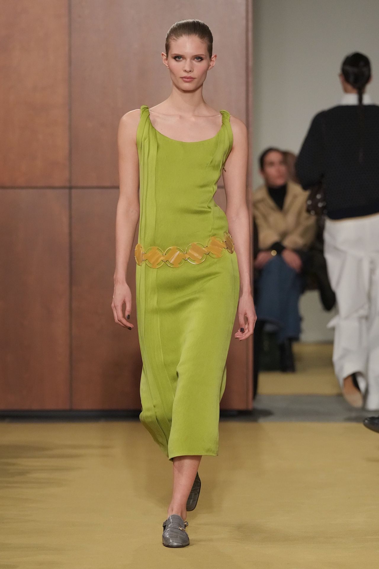 models on the Fall 2026 Tory Burch fashion show runway