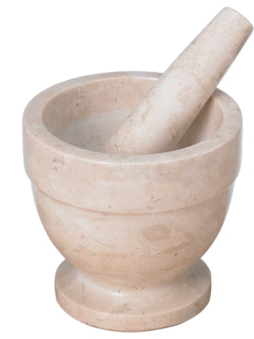 Marble Mortar And Pestle Set