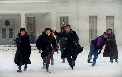 There’s a White House snowball fight every year...