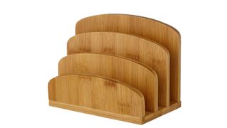 John Lewis & Partners Bamboo Letter Rack