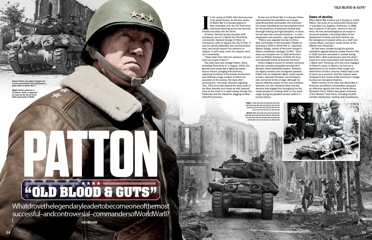 History of War issue 103 Patton spread