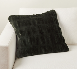 ruched throw pillow