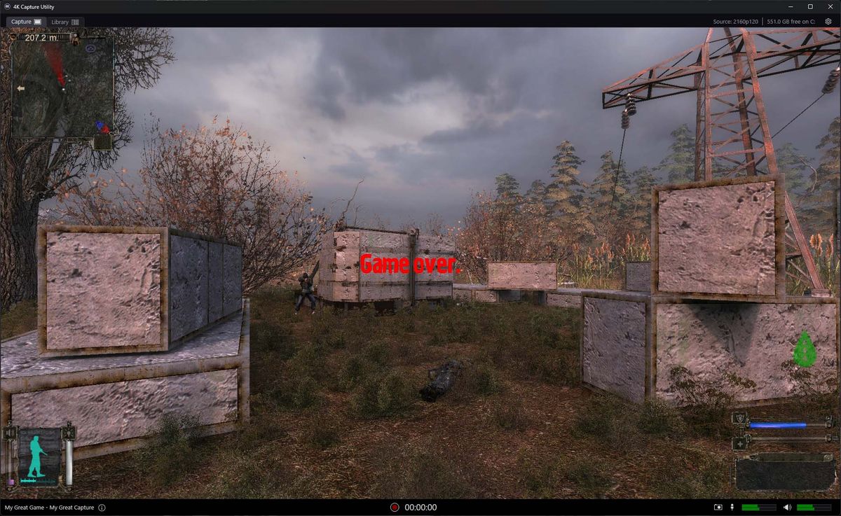 Elgato 4K Pro running STALKER through 4K Capture Utility