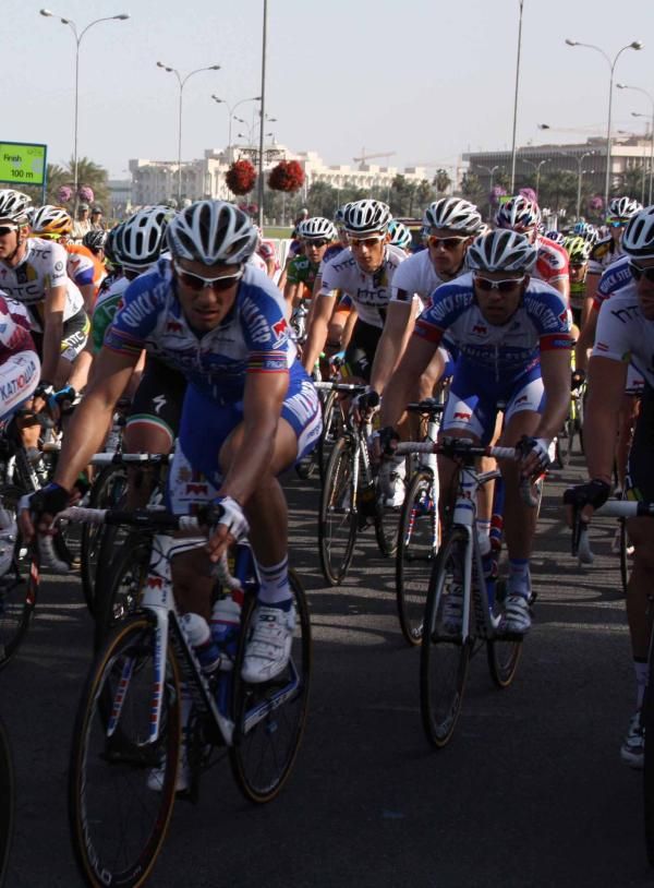 Tom Boonen (Quick Step) on the final stage in Doha.