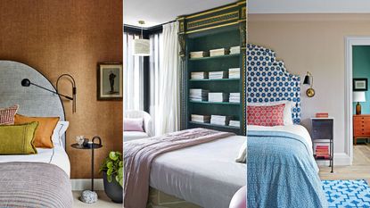 Feng Shui bed placement triptych