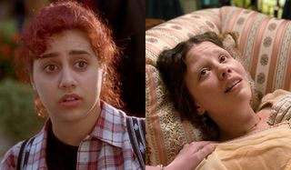 Brittany Murphy as Tai in Clueless and Mia Goth as Harriet in Emma