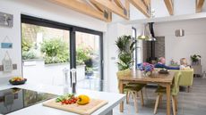 Heather and Jim Stewart unified their house and garden with an open-plan kitchen diner