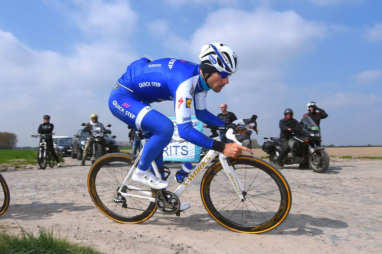 Tom Boonen on his final Paris-Roubaix reconnaissance