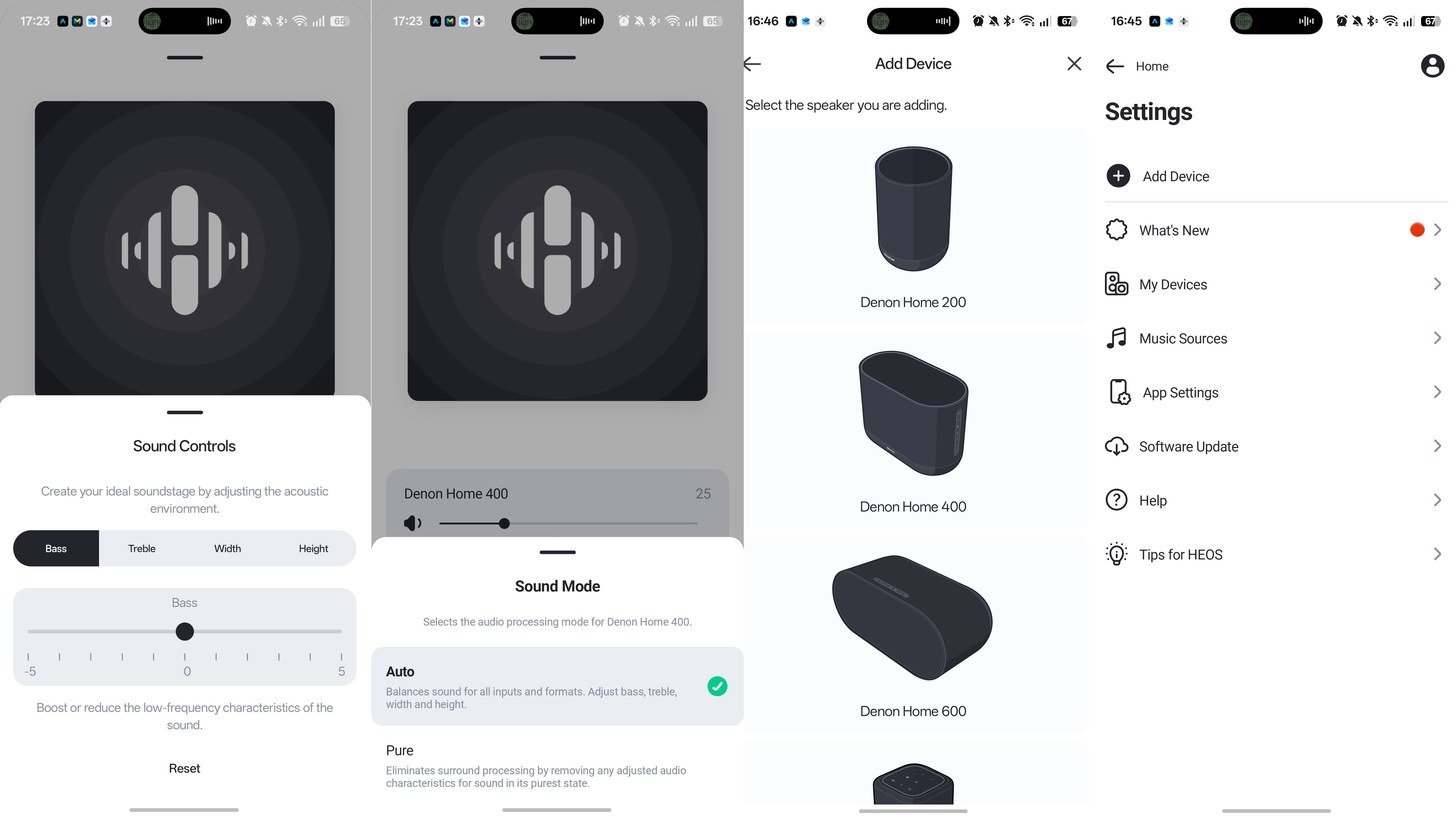 Denon Heos app for Home speaker series