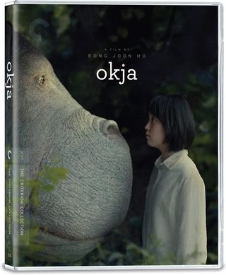The Blu-ray cover of Okja.
