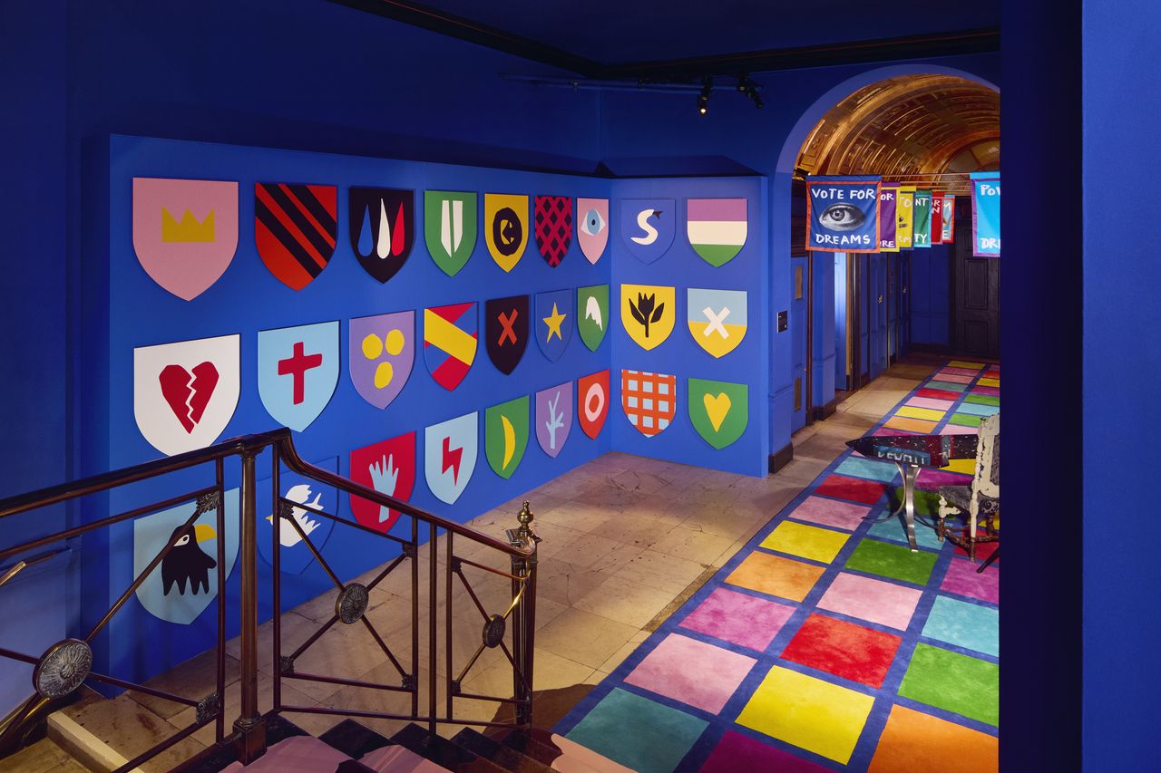 Interiors of sketch London on the occasion of the Dreamscapes exhibition
