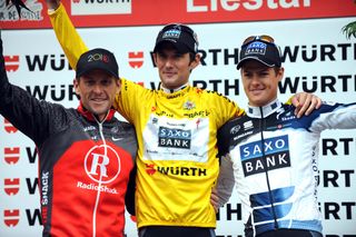 Frank Schleck wins overall, Tour de Suisse 2010, stage nine time trial