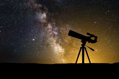 Best telescope for stargazing: telescope and nightsky