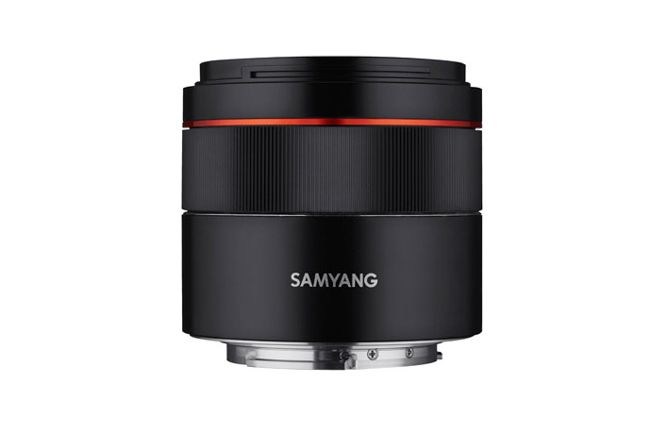 Rokinon AF 45mm F1.8 FE. Image credit: Rokinon