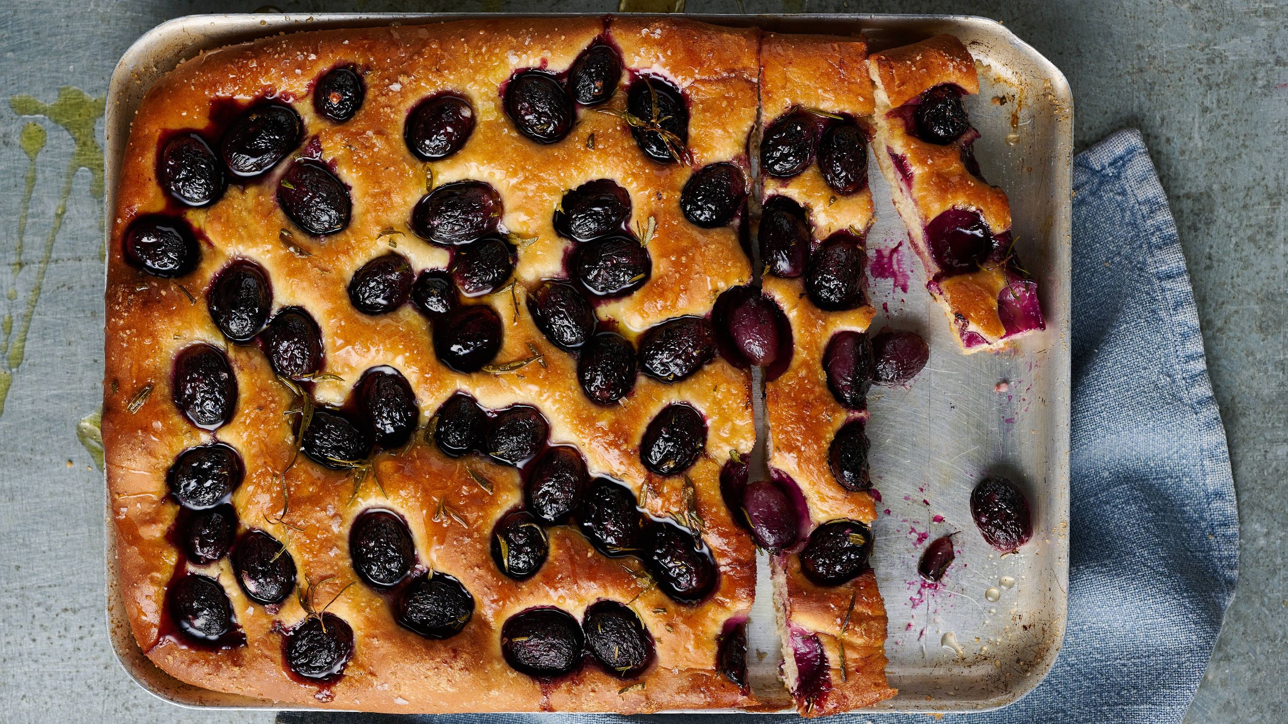 Grape focaccia recipe