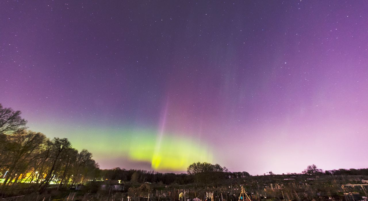 Aurora display from Madison, Wisconsin, U.S.
