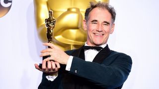 Mark Rylance after winning the Oscar for best supporting actor