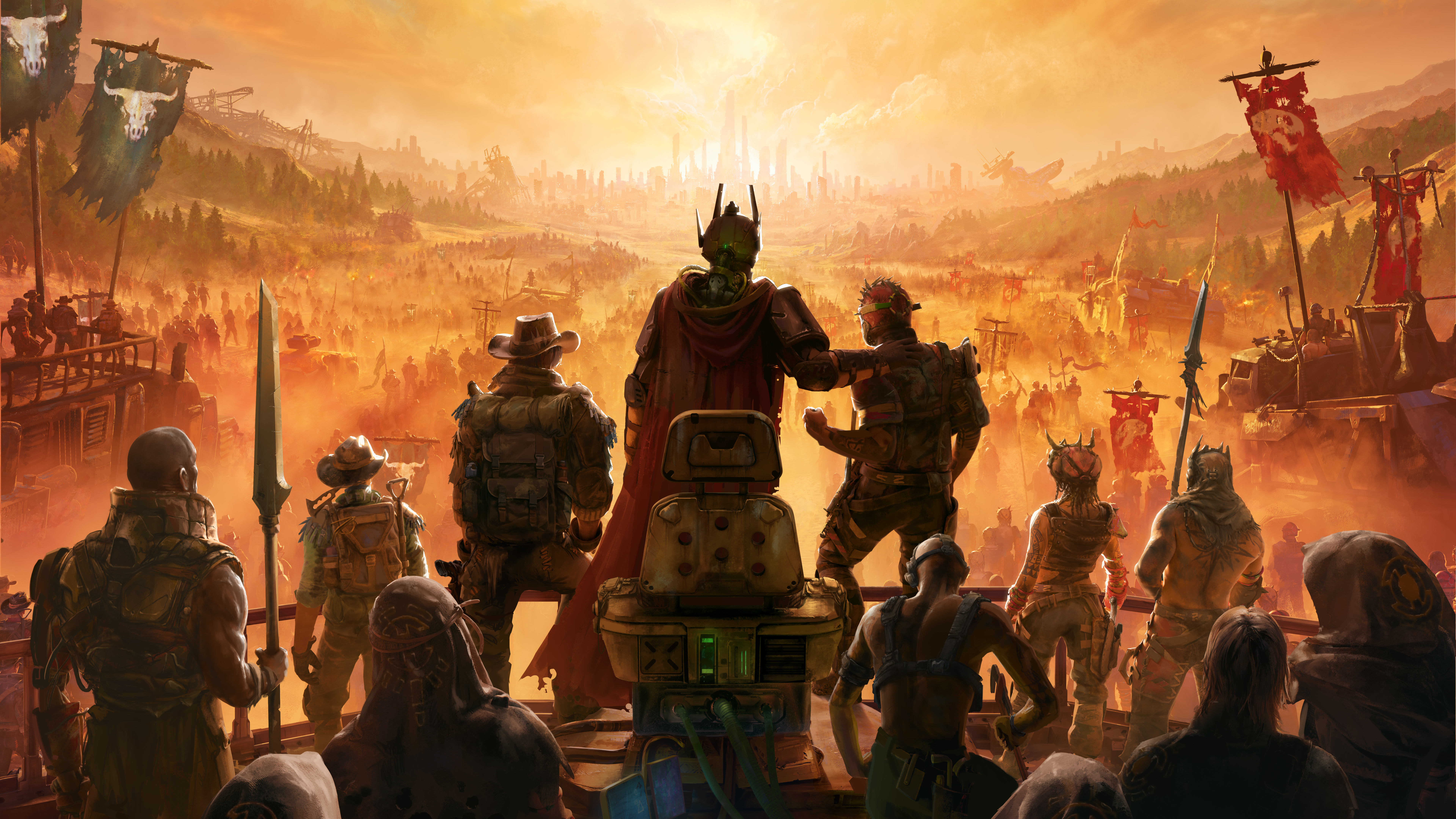 The key art for strategy game Afterworld