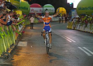 Bauke Mollema (Rabobank) won stage six of the Tour of Poland.