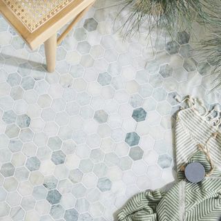 Make things interesting with hexagonal flooring designs