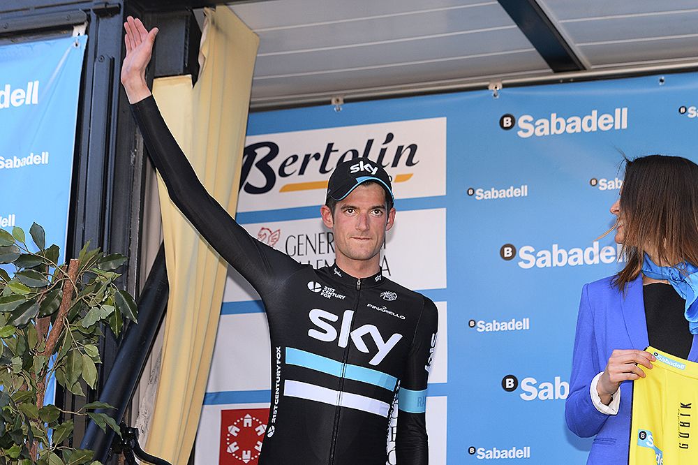 Wout Poels (Team Sky) wins the stage 4