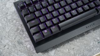 Photograph of the Razer BlackWidow V4 Pro 75% keyboard